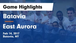 Batavia  vs East Aurora Game Highlights - Feb 14, 2017