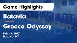 Batavia  vs Greece Odyssey  Game Highlights - Feb 16, 2017