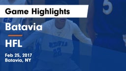 Batavia  vs HFL Game Highlights - Feb 25, 2017