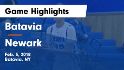 Batavia vs Newark  Game Highlights - Feb. 5, 2018