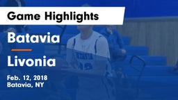 Batavia vs Livonia  Game Highlights - Feb. 12, 2018