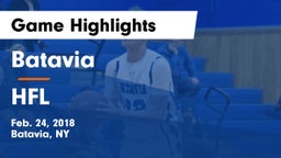 Batavia vs HFL Game Highlights - Feb. 24, 2018