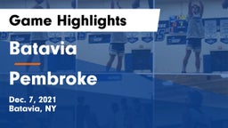 Batavia vs Pembroke  Game Highlights - Dec. 7, 2021