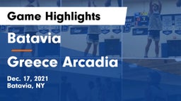 Batavia vs Greece Arcadia  Game Highlights - Dec. 17, 2021