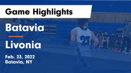 Batavia vs Livonia  Game Highlights - Feb. 23, 2022