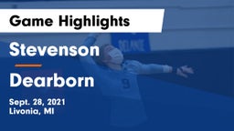 Stevenson  vs Dearborn  Game Highlights - Sept. 28, 2021