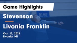 Stevenson  vs Livonia Franklin Game Highlights - Oct. 12, 2021