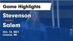 Stevenson  vs Salem  Game Highlights - Oct. 14, 2021