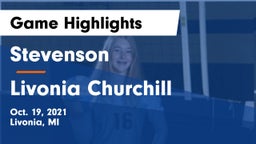Stevenson  vs Livonia Churchill Game Highlights - Oct. 19, 2021