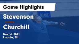 Stevenson  vs Churchill Game Highlights - Nov. 4, 2021