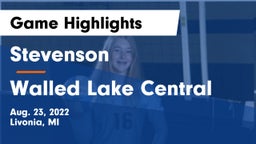 Stevenson  vs Walled Lake Central  Game Highlights - Aug. 23, 2022