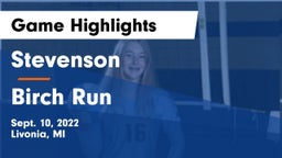 Stevenson  vs Birch Run  Game Highlights - Sept. 10, 2022