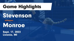 Stevenson  vs Monroe Game Highlights - Sept. 17, 2022