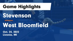 Stevenson  vs West Bloomfield  Game Highlights - Oct. 24, 2022