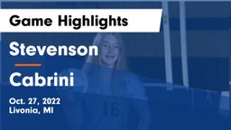 Stevenson  vs Cabrini  Game Highlights - Oct. 27, 2022