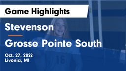 Stevenson  vs Grosse Pointe South  Game Highlights - Oct. 27, 2022