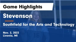 Stevenson  vs Southfield  for the Arts and Technology Game Highlights - Nov. 2, 2022