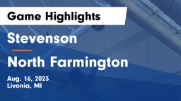 Stevenson  vs North Farmington  Game Highlights - Aug. 16, 2023