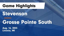 Stevenson  vs Grosse Pointe South  Game Highlights - Aug. 16, 2023
