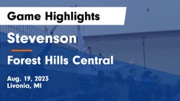 Stevenson  vs Forest Hills Central  Game Highlights - Aug. 19, 2023