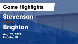 Stevenson  vs Brighton  Game Highlights - Aug. 26, 2023