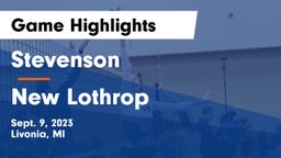 Stevenson  vs New Lothrop  Game Highlights - Sept. 9, 2023