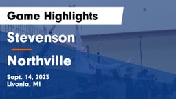 Stevenson  vs Northville  Game Highlights - Sept. 14, 2023