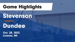 Stevenson  vs Dundee  Game Highlights - Oct. 28, 2023