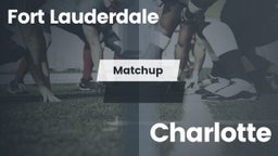 Matchup: Fort Lauderdale vs. Charlotte  2016