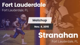 Matchup: Fort Lauderdale vs. Stranahan  2016