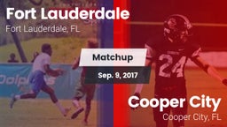 Matchup: Fort Lauderdale vs. Cooper City  2017