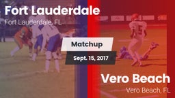 Matchup: Fort Lauderdale vs. Vero Beach  2017