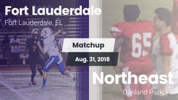 Matchup: Fort Lauderdale vs. Northeast  2018