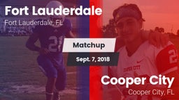 Matchup: Fort Lauderdale vs. Cooper City  2018