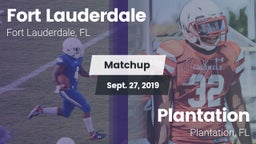 Matchup: Fort Lauderdale vs. Plantation  2019