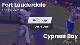 Matchup: Fort Lauderdale vs. Cypress Bay  2019