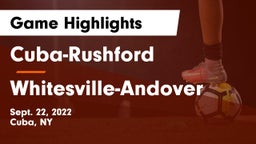 Cuba-Rushford  vs Whitesville-Andover Game Highlights - Sept. 22, 2022