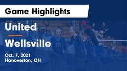 United  vs Wellsville  Game Highlights - Oct. 7, 2021