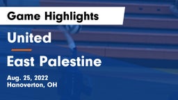 United  vs East Palestine  Game Highlights - Aug. 25, 2022