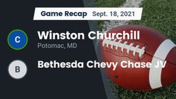 Recap: Winston Churchill  vs. Bethesda Chevy Chase JV 2021