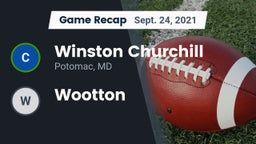 Recap: Winston Churchill  vs. Wootton 2021