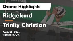 Ridgeland  vs Trinity Christian  Game Highlights - Aug. 26, 2023