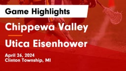 Chippewa Valley  vs Utica Eisenhower  Game Highlights - April 26, 2024