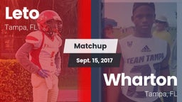 Matchup: Leto  vs. Wharton  2017