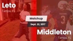 Matchup: Leto  vs. Middleton  2017