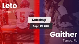 Matchup: Leto  vs. Gaither  2017