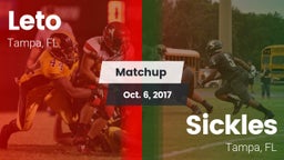 Matchup: Leto  vs. Sickles  2017