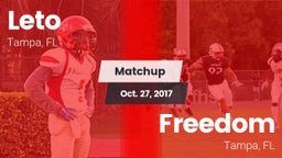 Matchup: Leto  vs. Freedom  2017