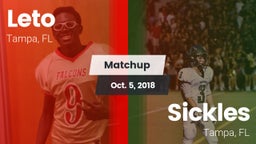 Matchup: Leto  vs. Sickles  2018