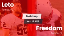 Matchup: Leto  vs. Freedom  2018